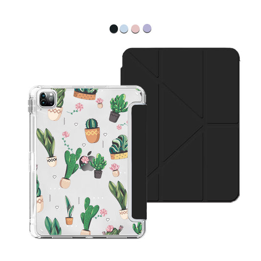 iPad / Android Tab Y-Fold Flip Cover - Cactus 3.0