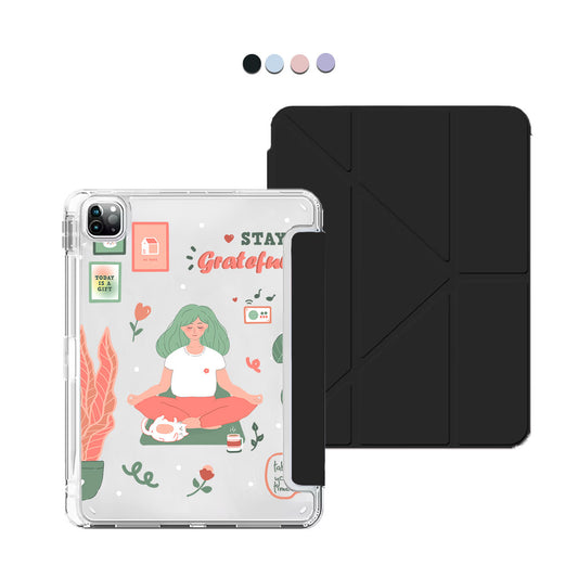 iPad / Android Tab Y-Fold Flip Cover - Grateful
