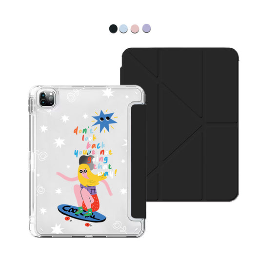 iPad / Android Tab Y-Fold Flip Cover - Keep Moving