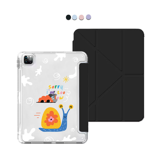 iPad / Android Tab Y-Fold Flip Cover - Sorry Being Slow