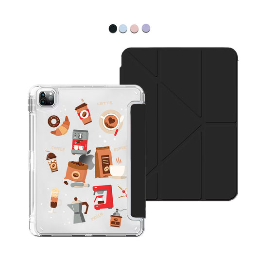 iPad / Android Tab Y-Fold Flip Cover - Barista
