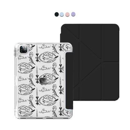 iPad / Android Tab Y-Fold Flip Cover - Bon appetit