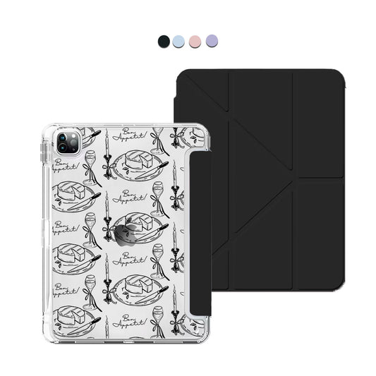 iPad / Android Tab Y-Fold Flip Cover - Bon appetit