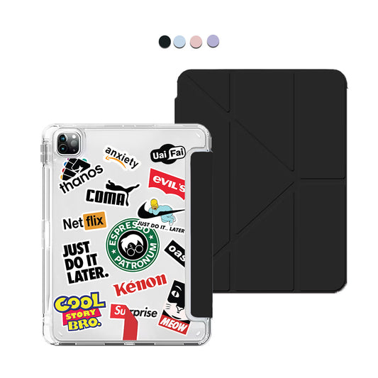 iPad / Android Tab Y-Fold Flip Cover - Brand Parody 1.0