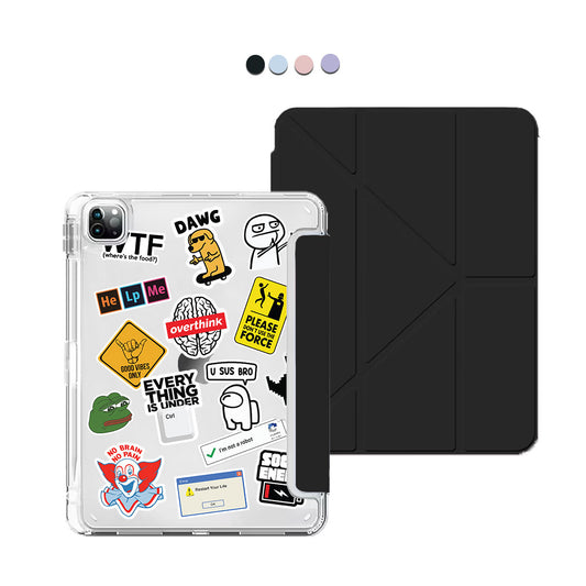 iPad / Android Tab Y-Fold Flip Cover - Brand Parody 2.0