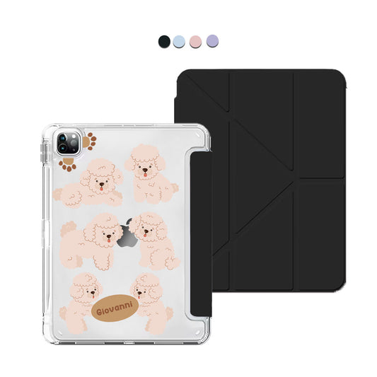 iPad / Android Tab Y-Fold Flip Cover - Poodle Squad 2.0