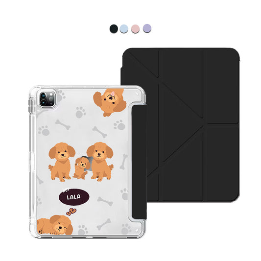 iPad / Android Tab Y-Fold Flip Cover - Poodle Squad