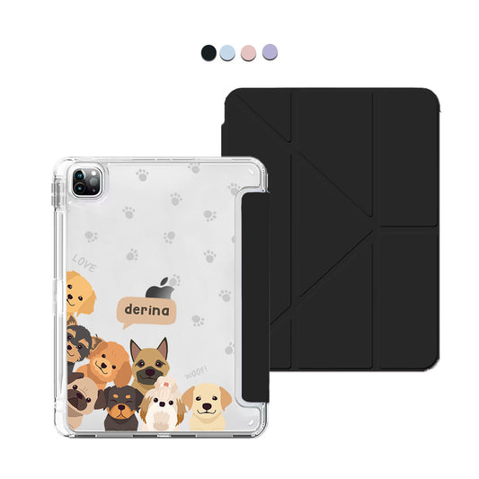 iPad / Android Tab Y-Fold Flip Cover - Ruff Family 1.0
