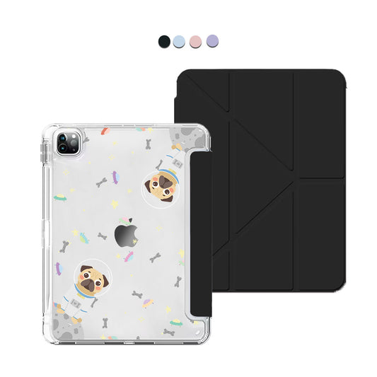iPad / Android Tab Y-Fold Flip Cover - Pugstronaut