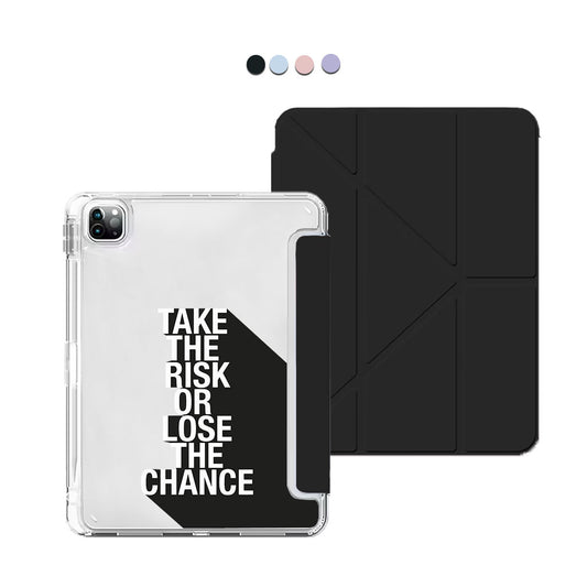 iPad / Android Tab Y-Fold Flip Cover - Take the Risk