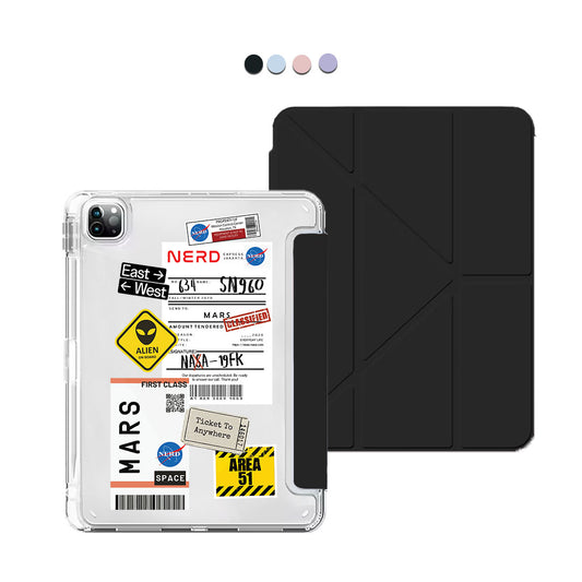 iPad / Android Tab Y-Fold Flip Cover - Ticket to Mars