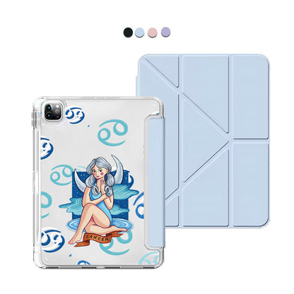 iPad / Android Tab Y-Fold Flip Cover - Cancer