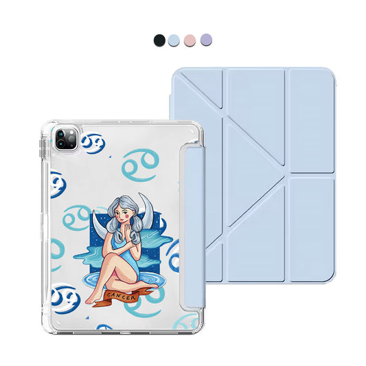iPad / Android Tab Y-Fold Flip Cover - Cancer