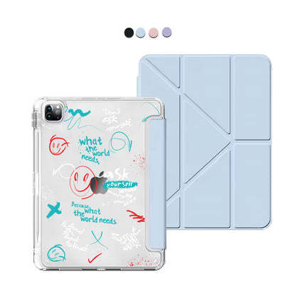 iPad / Android Tab Y-Fold Flip Cover - Graffiti 2.0