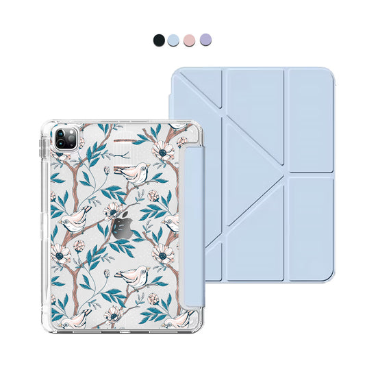 iPad / Android Tab Y-Fold Flip Cover - Lovebird 3.0