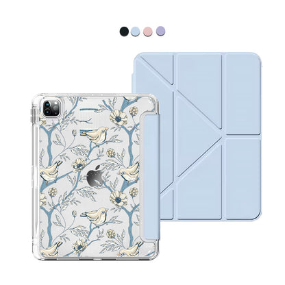 iPad / Android Tab Y-Fold Flip Cover - Lovebird 9.0