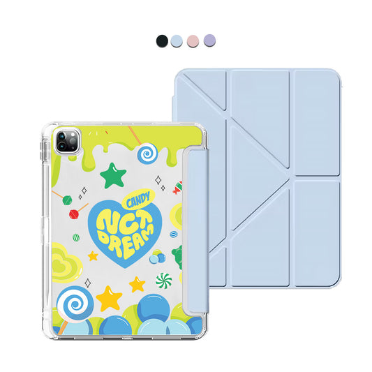iPad / Android Tab Y-Fold Flip Cover - NCT Dream Candy Lime