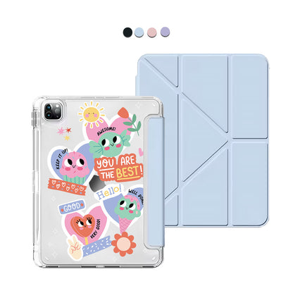 iPad / Android Tab Y-Fold Flip Cover - Sweet Things
