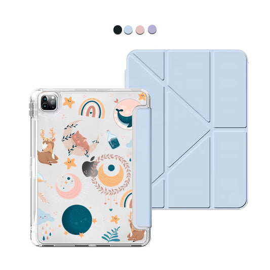 iPad / Android Tab Y-Fold Flip Cover - Boho