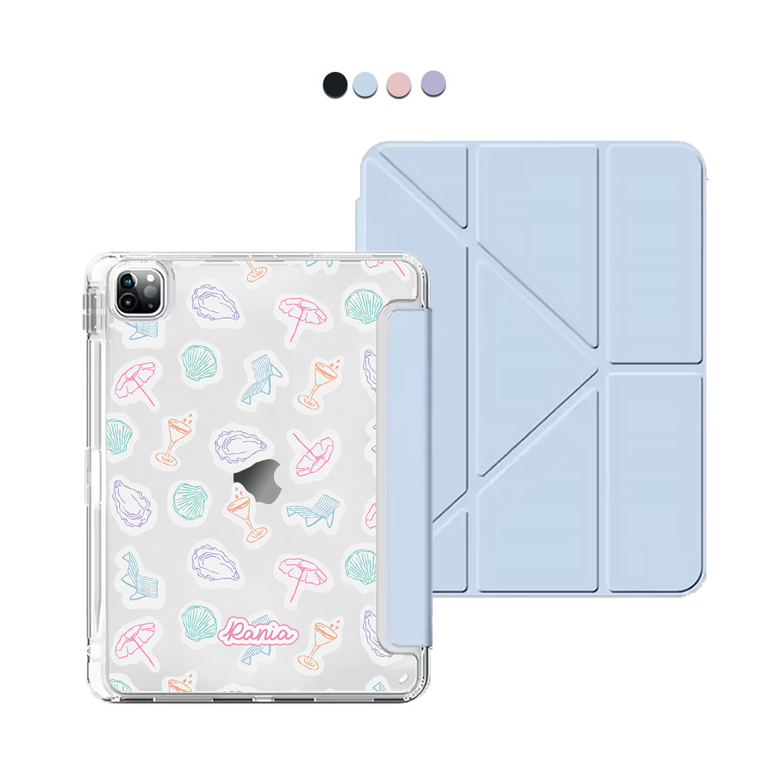 iPad / Android Tab Y-Fold Flip Cover - Chill sunset