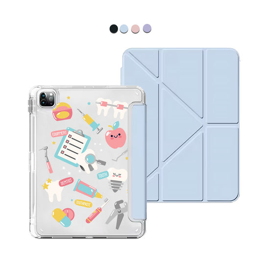 iPad / Android Tab Y-Fold Flip Cover - Dentist