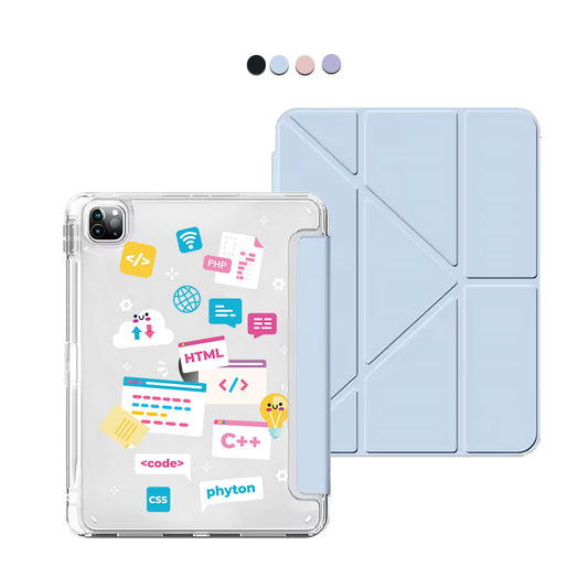 iPad / Android Tab Y-Fold Flip Cover - Software Engineer or Developer