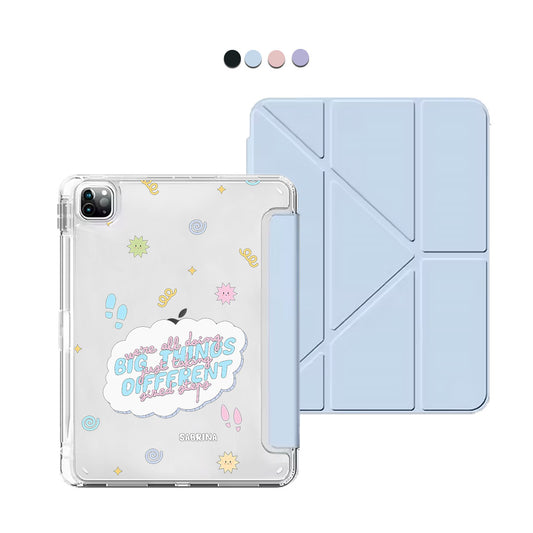iPad / Android Tab Y-Fold Flip Cover - Different Steps