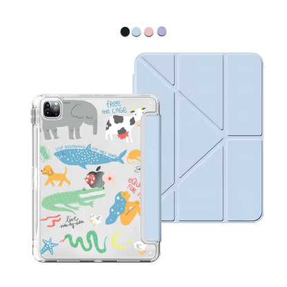 iPad / Android Tab Y-Fold Flip Cover - Equality