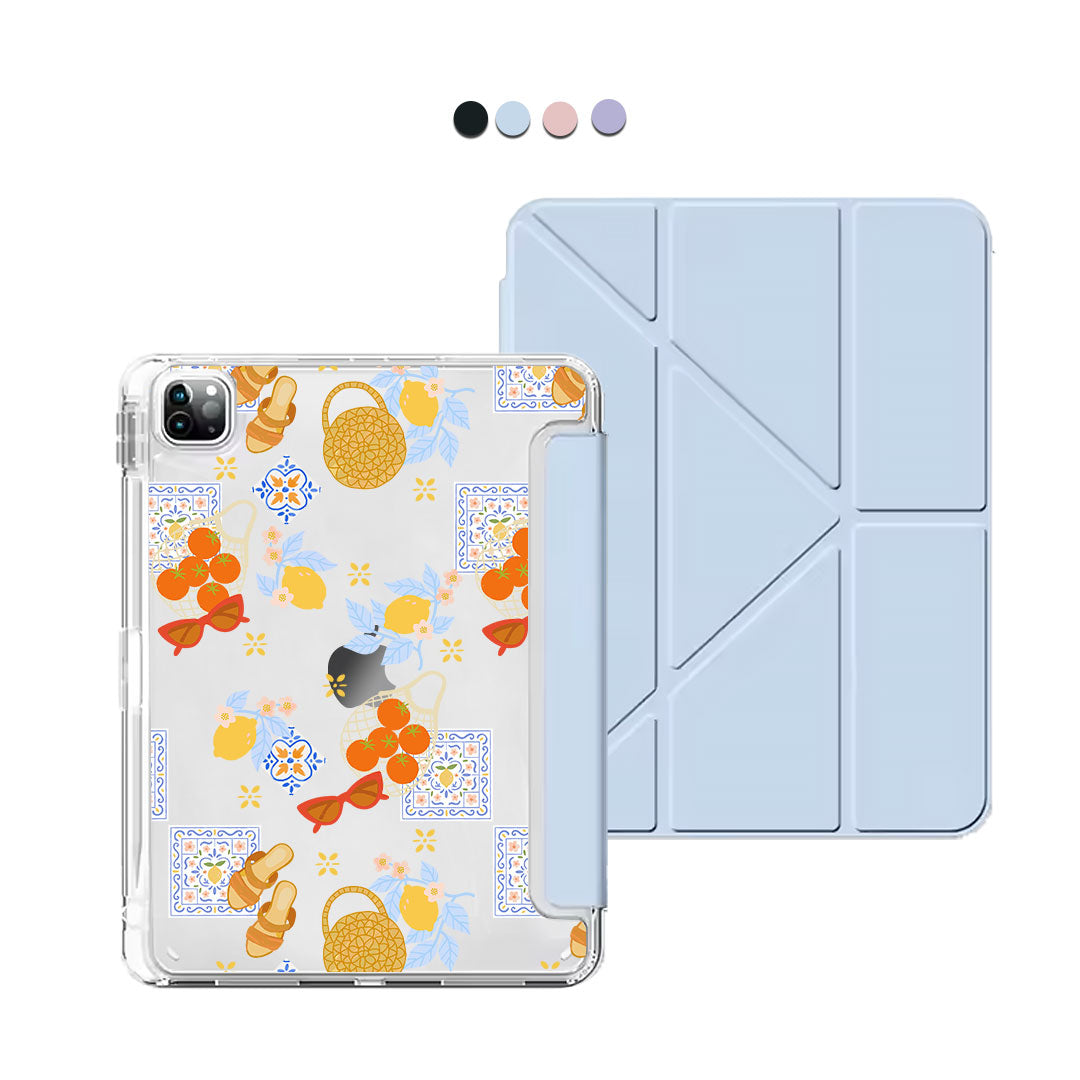 iPad / Android Tab Y-Fold Flip Cover - Santorini