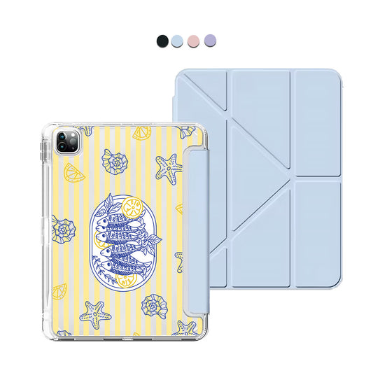 iPad / Android Tab Y-Fold Flip Cover - Sardines 1.0