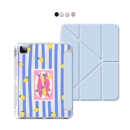 iPad / Android Tab Y-Fold Flip Cover - Sardines 2.0