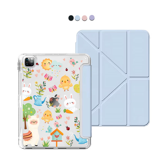 iPad / Android Tab Y-Fold Flip Cover - Spring