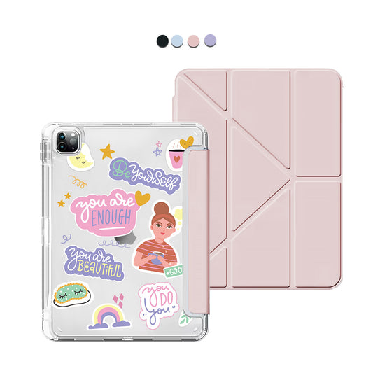 iPad / Android Tab Y-Fold Flip Cover - Be Yourself