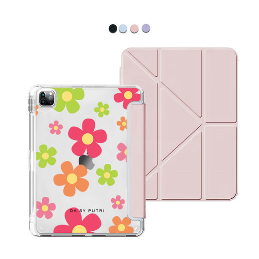 iPad / Android Tab Y-Fold Flip Cover - Daisy Sunshine 2.0