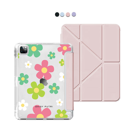 iPad / Android Tab Y-Fold Flip Cover - Daisy Wild