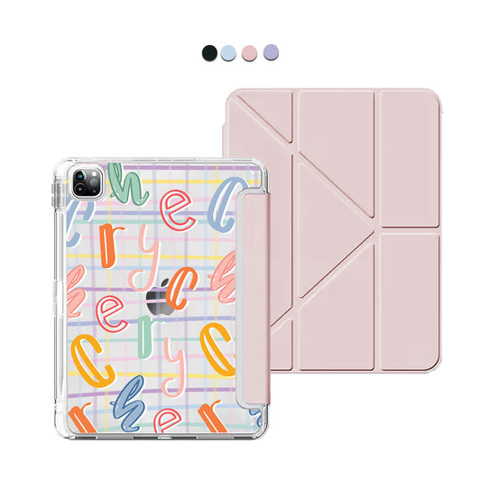 iPad / Android Tab Y-Fold Flip Cover - Doodle Monogram 1.0