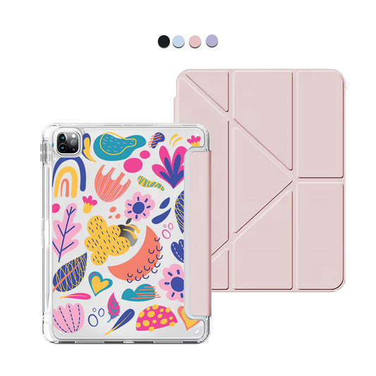 iPad / Android Tab Y-Fold Flip Cover - Florals