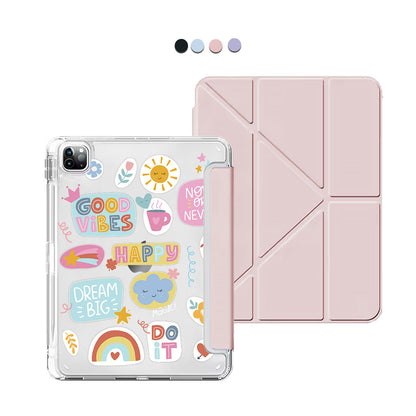 iPad / Android Tab Y-Fold Flip Cover - Good Day 2.0