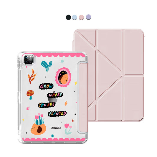 iPad / Android Tab Y-Fold Flip Cover - Grow Where You Are