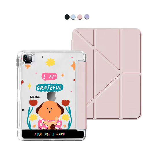 iPad / Android Tab Y-Fold Flip Cover - Kiku and the Cat