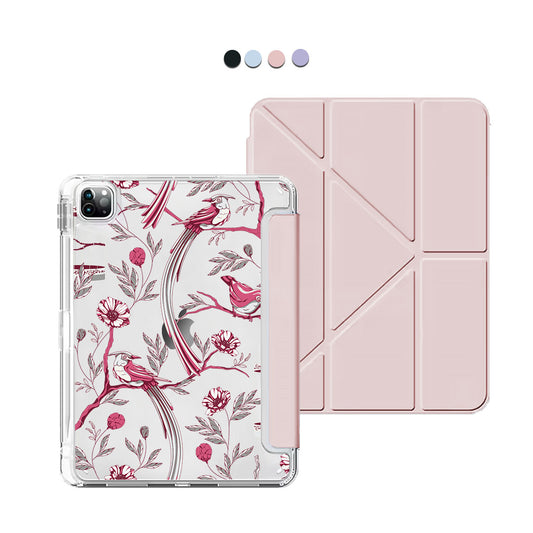 iPad / Android Tab Y-Fold Flip Cover - Lovebird 6.0