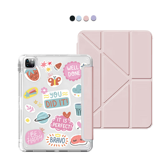 iPad / Android Tab Y-Fold Flip Cover - Motivation 1.0