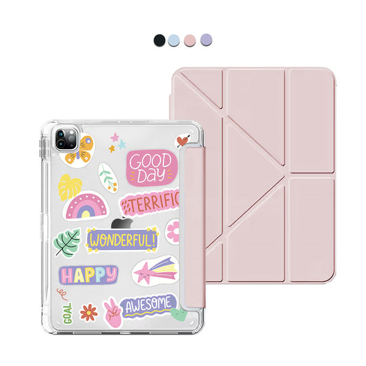 iPad / Android Tab Y-Fold Flip Cover - Motivation 2.0