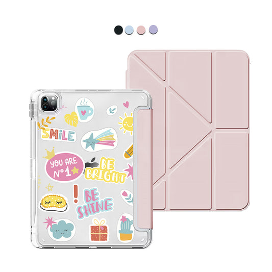 iPad / Android Tab Y-Fold Flip Cover - Self Love Sticker Pack 3.0