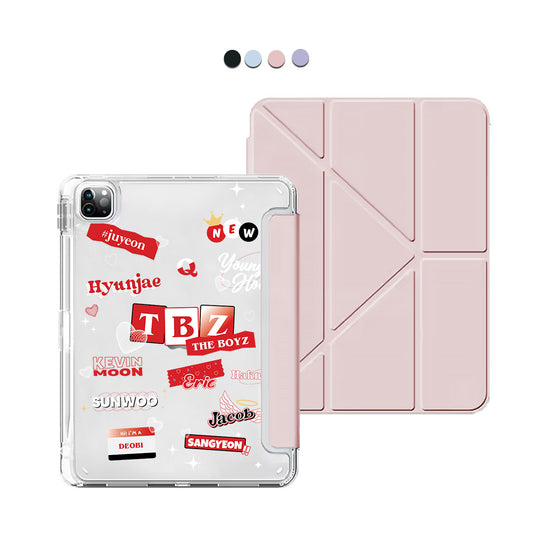 iPad / Android Tab Y-Fold Flip Cover - The Boyz Members