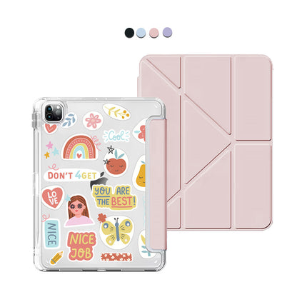iPad / Android Tab Y-Fold Flip Cover - You are the Best 1.0