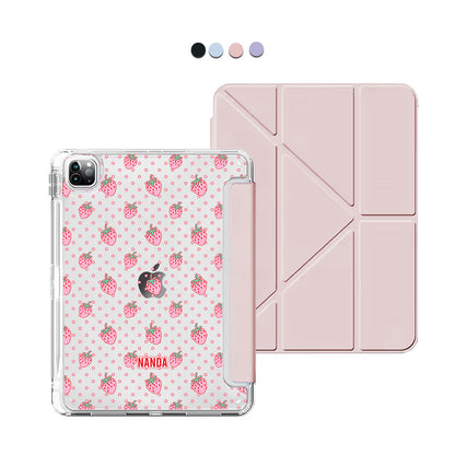 iPad / Android Tab Y-Fold Flip Cover - Berries