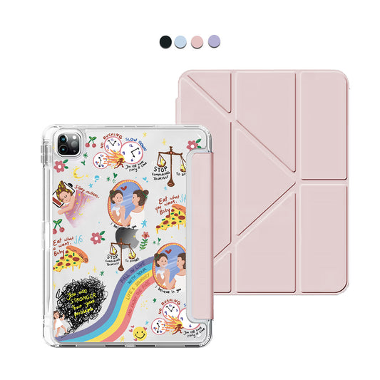 iPad / Android Tab Y-Fold Flip Cover - Self Love 2.0