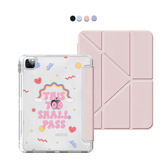 iPad / Android Tab Y-Fold Flip Cover - This Too Shall Pass