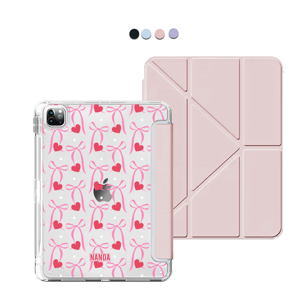 iPad / Android Tab Y-Fold Flip Cover - Valentines